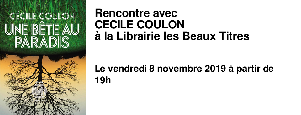 Rencontre avec CECILE COULON � la Librairie les Beaux Titres