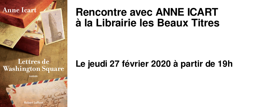 Rencontre avec ANNE ICART � la Librairie les Beaux Titres